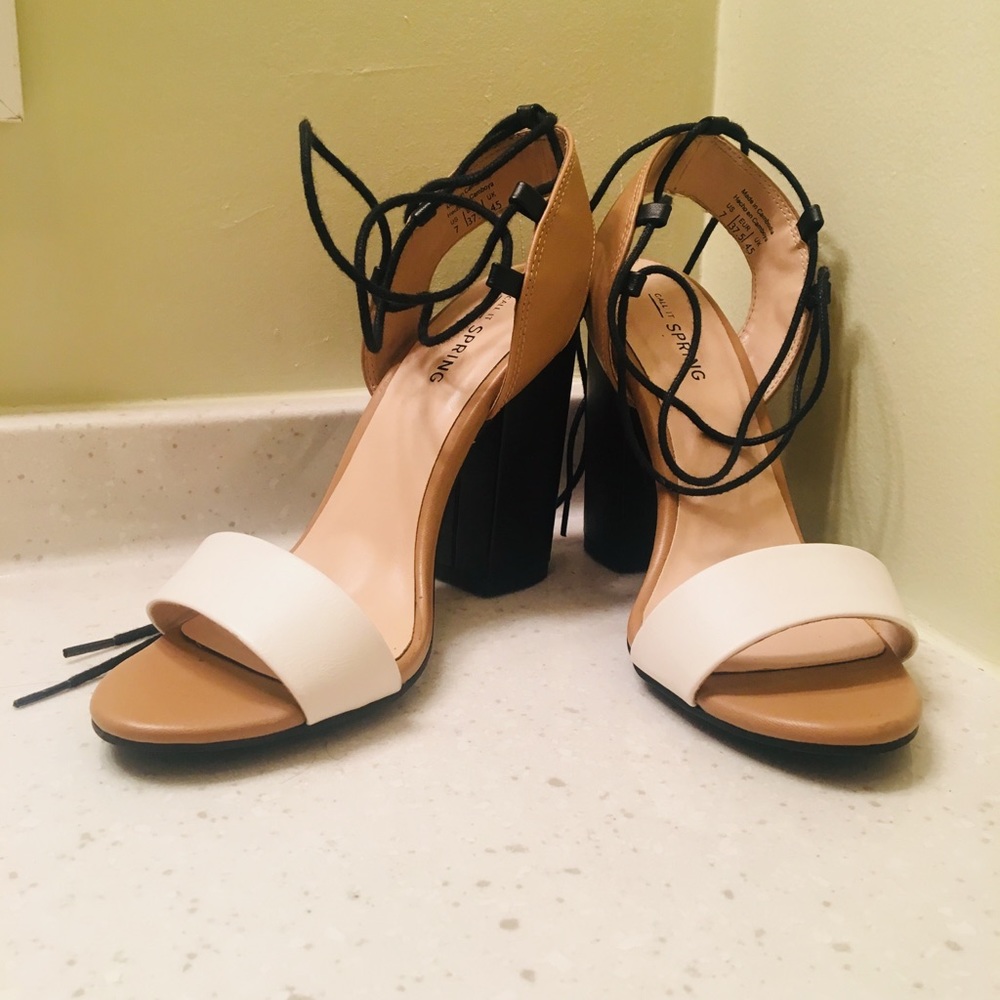 Call it Spring block heels